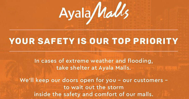 typhoon ompong and ayala malls