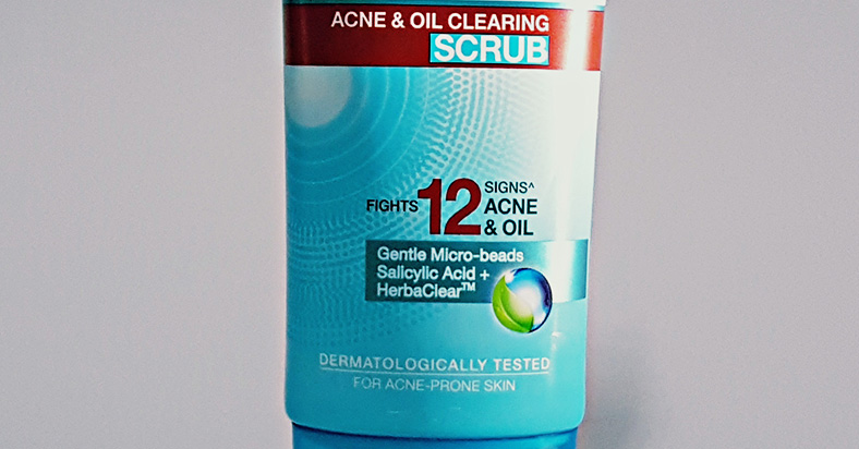 Removing My Pimples Caused By Stress - Garnier 'Pure Active' Anti Acne and Oil Clearing Facial Scrub