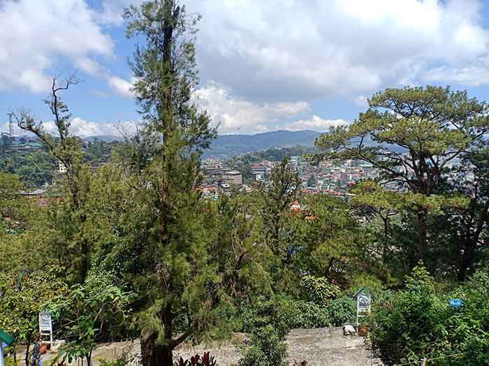 Hilltop view of the shrine