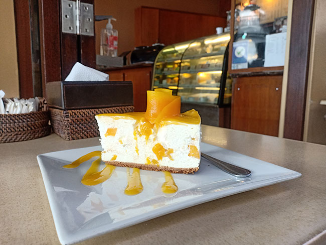 Mango Cheesecake from Cafe del Sol