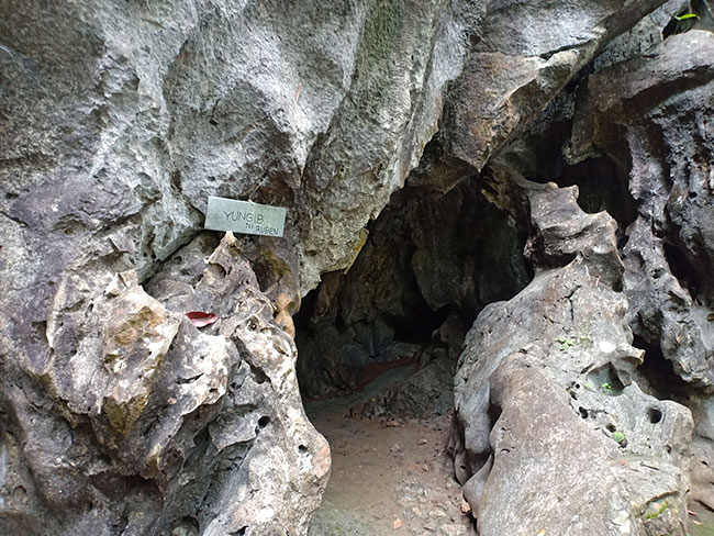 Yungib Ni Ruben cave entrance in Masungi Georeserve