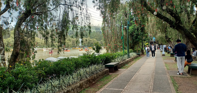 A walk in Burnham Park: lush greeneries and peaceful ambiance