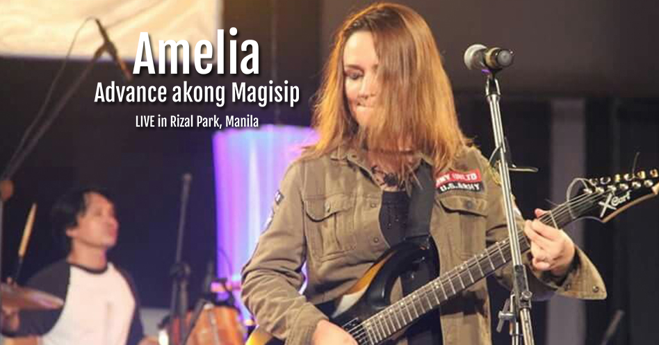 Amelia, Rising Indie Band With Advance Akong Magisip - Live