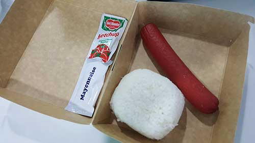 FamilyMart Hotdog n rice 
