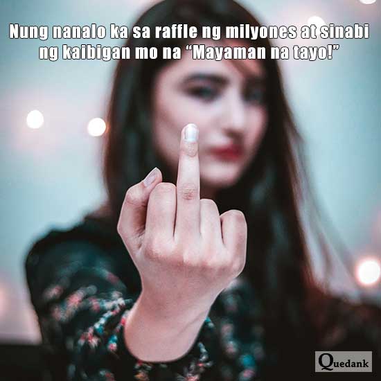pinoy meme, tagalog meme - nanalo sa raffle