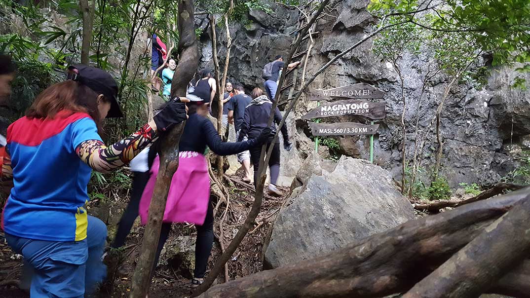 Conquering Tanay's Nagpatong Rock Formation