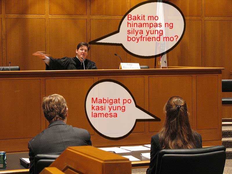Yung sumumpa ka kay judge na sasabihin mo ang totoo