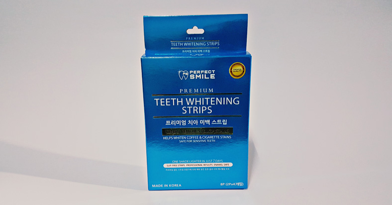 Making My Teeth Whiter With 'Perfect Smile' - Teeth Whitening Strips